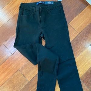Hollister Black Mid-Rise Super Skinny Jeans